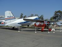 N814CL @ SZP - 1945 Douglas DC-3C P&W 1830s In livery of United Airlines DC-3 'Mainliner O'Connor' - by Doug Robertson