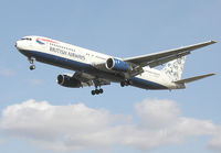 G-BZHB @ LHR - A Boeing 767-300 of British Airways on the approach to London (Heathrow) Airport - by Adrian Pingstone