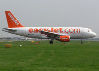 G-EZED @ LGW - easyJet Airbus A319-100 waiting for take off clearance at Gatwick Airport, England, April 2004 - by Adrian Pingstone