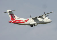 G-SSEA @ CWL - ATR 42 of Air Wales (G-SSEA) taking off from Cardiff (Rhoose) Airport, Cardiff, Wales in September 2004 - by Adrian Pingstone