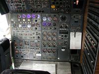 N162AT @ SEA - L-1011 cockpit, Flight Engineer panel - by Andreas Mowinckel