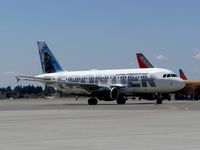 N901FR @ SEA - Frontier Airlines A319 at Seattle-Tacoma International Airport - by Andreas Mowinckel