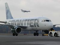 N904FR @ SEA - Frontier Airlines A319 at Seattle-Tacoma International Airport - by Andreas Mowinckel