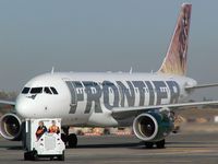 N906FR @ SEA - Frontier Airlines A319 at Seattle-Tacoma International Airport - by Andreas Mowinckel