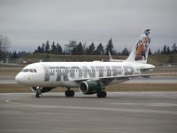 N922FR @ SEA - Frontier Airlines A319 at Seattle-Tacoma International Airport - by Andreas Mowinckel