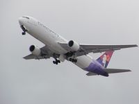 N584HA @ SEA - Hawaiian Airlines Boeing 767 taking off from Seattle-Tacoma International Airport - by Andreas Mowinckel