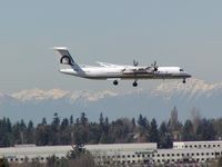 N410QX @ SEA - Horizon Dash 8 landing Seattle-Tacoma International Airport. - by Andreas Mowinckel