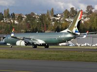ZS-SJU @ BFI - South African 737 at Boeing Field - by Andreas Mowinckel