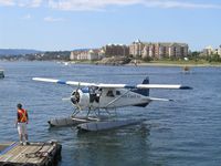 C-FGQZ @ YWH - A Beaver arriving at Victoria Harbour - by Micha Lueck