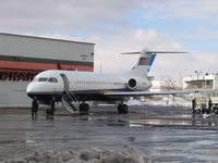 N322K @ YYZ - Fokker 70 of Ford Air getting ready for the next flight - by Micha Lueck
