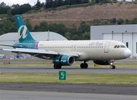 N391LF @ BFI - Ryan Int'l Airlines operated this A320 for a group of airTran employees to pick up the company's first 737-700 (Jun04) - by Andreas Mowinckel