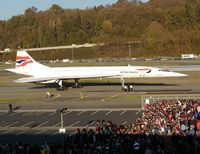 G-BOAG @ BFI - On a fine day in October 2003, Concorde G-BOAG arrived BFI to become a part of the Museum of Flight's growing airliner collection. - by Andreas Mowinckel