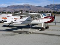 N54WR @ E16 - 1946 Cessna 140 at San Martin Airport (Morgan Hill), CA - by Steve Nation