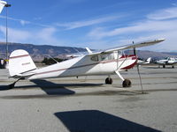 N54WR @ E16 - 1946 Cessna 140 at San Martin Airport (Morgan Hill), CA - by Steve Nation