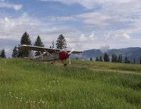 N142SR - Lang Creek private airstrip, near Kalispell, Montana - by tedwaltman@i1ci.com
