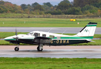 G-OBNA @ EGCC - Nice looking twin. - by Kevin Murphy