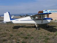N6642T @ WVI - 1960 Cessna 150A (straight tail) at Watsonville, CA - by Steve Nation