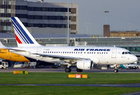 F-GUGI @ EGCC - Air France baby Airbus passing the terminals at Manchester. - by Kevin Murphy