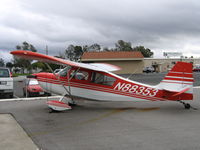 N88353 @ RHV - Amelia Reid Aviation LLC 1975 Bellanca 7KCAB between rainstorms at Reid-Hillview Airport, San Jose, CA - by Steve Nation