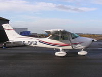 G-BHIB - Cessna Skylane at Turweston in new paint scheme - by Simon Palmer