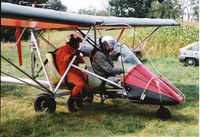 PH-1U8 @ GEESTEREN - The PH-1U8 just before the start off the engine for a lessons flight. I did my first solo at this Ultralight. - by G van Gils