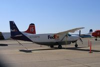 N768FE @ CIC - Federal Express 1991 Cessna 208B at Chico Municipal Airport, CA - by Steve Nation