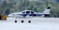 N654DM @ ILM - Airshow or not, business as usual as a Lancair transits the flightline - by Paul Perry