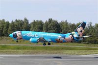 N784AS @ ANC - Even Mickey & Co. make it to Alaska. - by Andreas Mowinckel