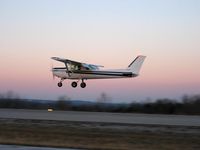 N48241 @ KPLK - Taking off rwy 29 at dusk - by Daniel Goodin