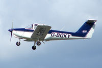 G-BGKY @ EGBO - Piper PA-38-112 Tomahawk - by Robert Beaver