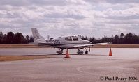 N122CG @ RWI - All by her lonesome, at a practically deserted ramp - by Paul Perry