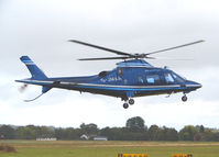 G-JMXA @ EGBO - Agusta A.109E Power.A rotor's running stop for fuel. - by Robert Beaver