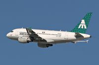 XA-UBQ @ LAX - Mexican XA-UBQ (A318-111) departing LAX RWY 25R. - by Dean Heald