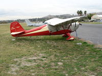 N9155E @ RIR - 1946 Aeronca 11AC as NC9155E at Flabob Airport (Riverside, CA) just before the storm! - by Steve Nation