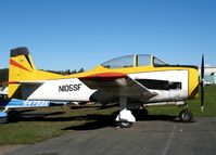 N105SF @ 2O3 - Pacific union College North American T-28B (BuAer 138341)at Parrett Field (Angwin), CA - by Steve Nation