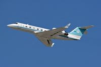 OK-1 @ LAX - A rare sighting.  Republic of Botswana Gulfstream G-IV, OK-1, climbing out from LAX RWY 25R. - by Dean Heald
