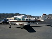 N6735P @ 1O2 - 1983 Beech A36 Debonaire at Lampson Field (Lakeport), CA - by Steve Nation