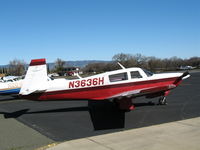 N3636H @ 1O2 - 1980 Mooney M20K at Lampson Field (Lakeport), CA - by Steve Nation