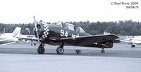 N694US @ SFQ - Tried some black and white film for the nostalgic effect on this SNJ - by Paul Perry