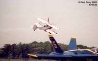 N75520 @ NGU - Beauty and the Beast performing their wing-walk at NAVSTA Norfolk - by Paul Perry