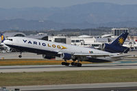PR-LGD @ LAX - Varig FLT VRG8997 - MD-11 departing LAX RWY 25L enroute to Eduardo Gomes Int'l [SBEG]. - by Dean Heald