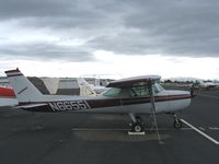 N66551 @ HWD - 1974 Cessna 150M at stormy Hayward Air Terminal, CA - by Steve Nation
