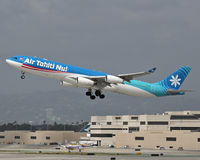 F-OLOV @ LAX - Air Tahiti Nui F-OLOV (Airbus A340-313E) - FLT THT301 - departing LAX RWY 25R enroute to Tahiti Faaa (NTAA) - Papeete (PPT). - by Dean Heald