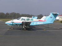 G-WACI @ EGTB - Beech 76 Duchess at Wycombe Air Center (Booker) - by Simon Palmer