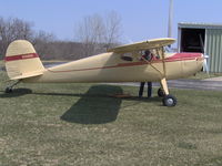 N3086N @ KHIG - 1947 Cessna 140 - by Travis Jett