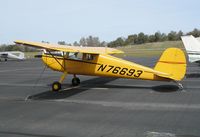 N76693 @ AUN - 1946 Cessna 140 at Auburn Municipal Airport, CA - by Steve Nation
