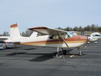 N5531B @ AUN - 1956 Cessna straight-tail 182 at Auburn Municipal Airport, CA - by Steve Nation