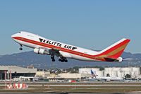 N716CK @ LAX - Kalitta Air N716CK departing LAX RWY 25L. - by Dean Heald