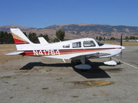 N41764 @ E16 - Piper PA-28-151 in summer sun at South County Airport, San Martin, CA - by Steve Nation