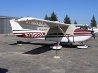 N73603 @ O20 - 1976 Cessna 172M with cabin cover @ Lodi-Kingdon Airport, CA - by Steve Nation